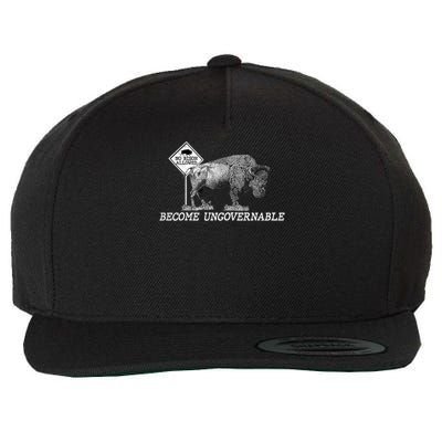 Garand Thumb Become UnGovernable Bison Wool Snapback Cap