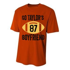 Go Taylors Boyfriend Football Funny Go TaylorS Performance Sprint T-Shirt