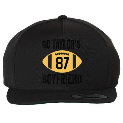 Go Taylors Boyfriend Football Funny Go TaylorS Wool Snapback Cap