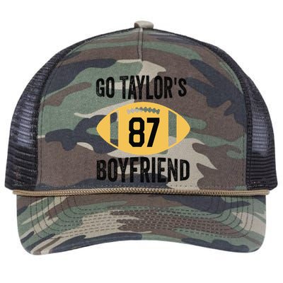 Go Taylors Boyfriend Football Funny Go TaylorS Retro Rope Trucker Hat Cap