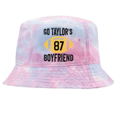 Go Taylors Boyfriend Football Funny Go TaylorS Tie-Dyed Bucket Hat