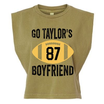 Go Taylors Boyfriend Football Funny Go TaylorS Garment-Dyed Women's Muscle Tee