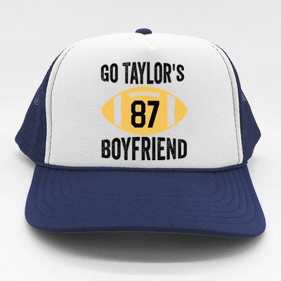 Go Taylors Boyfriend Football Funny Go TaylorS Trucker Hat