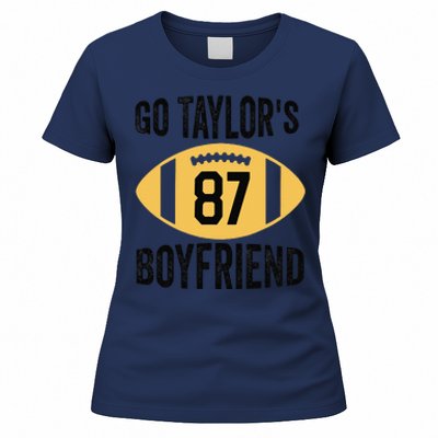 Go Taylors Boyfriend Football Funny Go TaylorS Women's T-Shirt