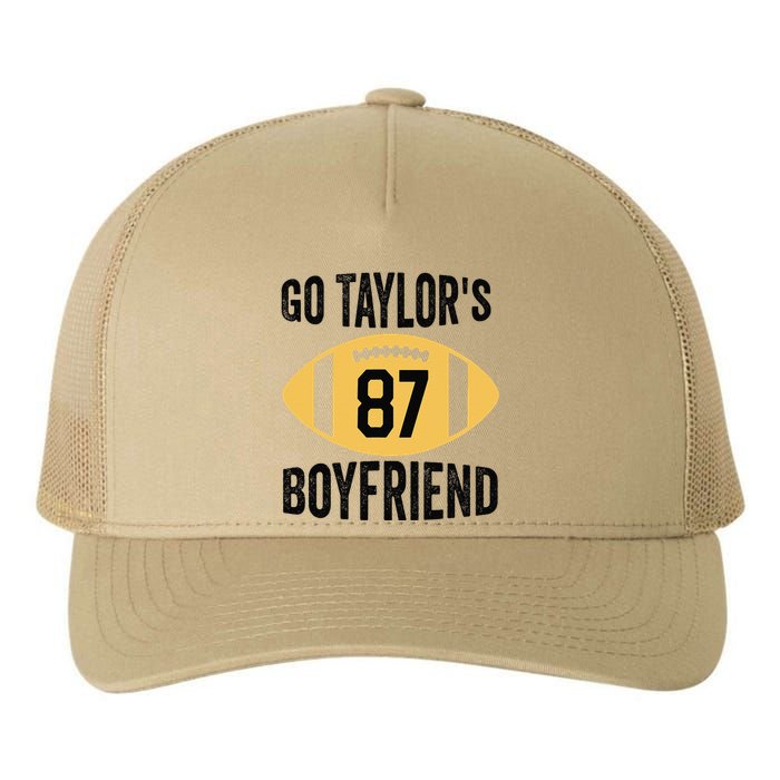 Go Taylors Boyfriend Football Funny Go TaylorS Yupoong Adult 5-Panel Trucker Hat