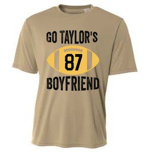 Go Taylors Boyfriend Football Funny Go TaylorS Cooling Performance Crew T-Shirt