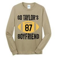 Go Taylors Boyfriend Football Funny Go TaylorS Tall Long Sleeve T-Shirt