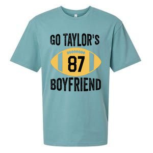 Go Taylors Boyfriend Football Funny Go TaylorS Sueded Cloud Jersey T-Shirt