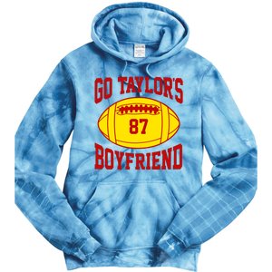 Go Taylors Boyfriend Football Tie Dye Hoodie