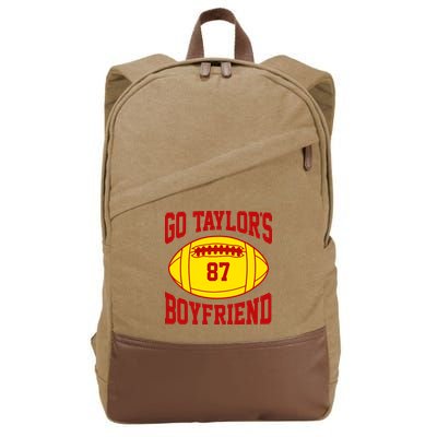Go Taylors Boyfriend Football Cotton Canvas Backpack