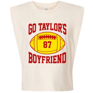 Go Taylors Boyfriend Football Garment-Dyed Women's Muscle Tee