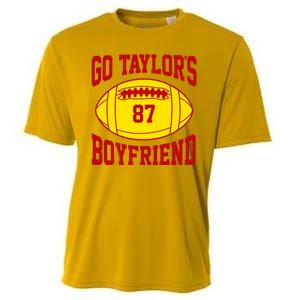 Go Taylors Boyfriend Football Cooling Performance Crew T-Shirt