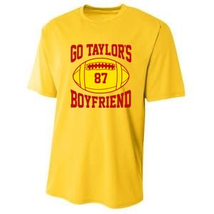 Go Taylors Boyfriend Football Youth Performance Sprint T-Shirt