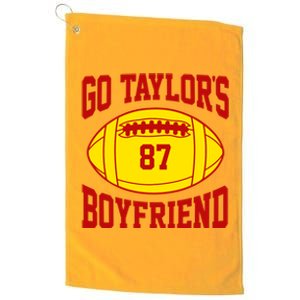 Go Taylors Boyfriend Football Platinum Collection Golf Towel