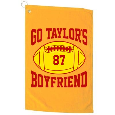 Go Taylors Boyfriend Football Platinum Collection Golf Towel