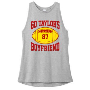 Go Taylors Boyfriend Football Ladies PosiCharge Tri-Blend Wicking Tank