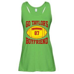 Go Taylors Boyfriend Football Ladies Essential Flowy Tank