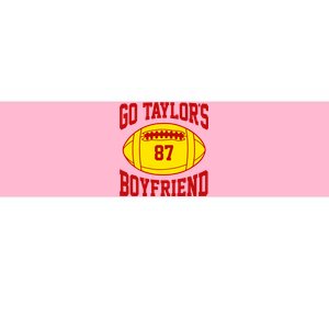 Go Taylors Boyfriend Football Bumper Sticker