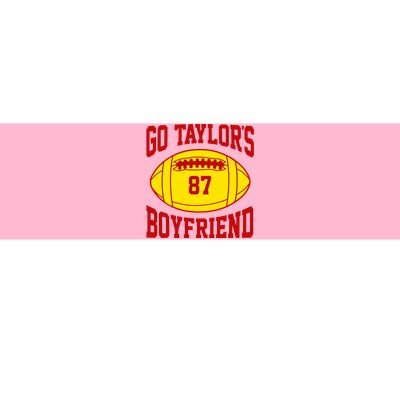 Go Taylors Boyfriend Football Bumper Sticker