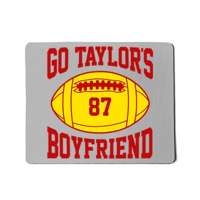 Go Taylors Boyfriend Football Mousepad