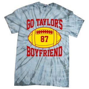 Go Taylors Boyfriend Football Tie-Dye T-Shirt