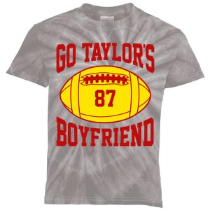 Go Taylors Boyfriend Football Kids Tie-Dye T-Shirt