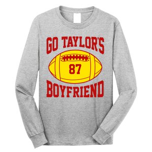 Go Taylors Boyfriend Football Long Sleeve Shirt