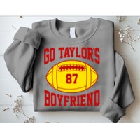 Go Taylors Boyfriend Football Sweatshirt