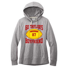 Go Taylors Boyfriend Football Women's Fleece Hoodie