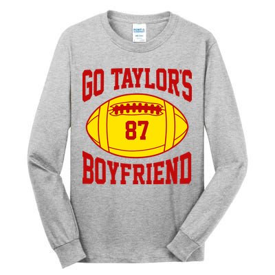 Go Taylors Boyfriend Football Tall Long Sleeve T-Shirt