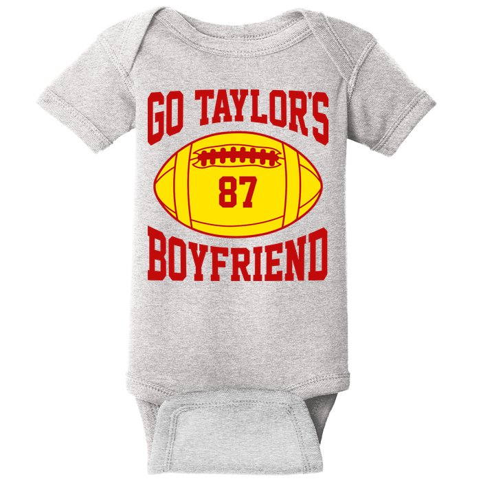 Go Taylors Boyfriend Football Baby Bodysuit