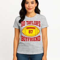 Go Taylors Boyfriend Football Womens T-Shirt