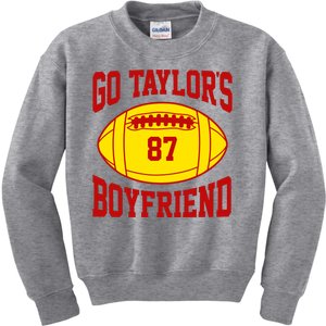 Go Taylors Boyfriend Football Kids Sweatshirt