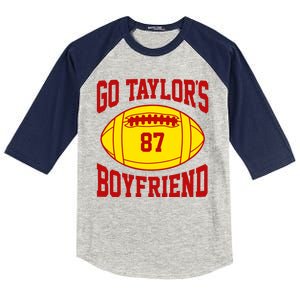 Go Taylors Boyfriend Football Kids Colorblock Raglan Jersey