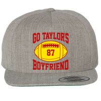 Go Taylors Boyfriend Football Wool Snapback Cap