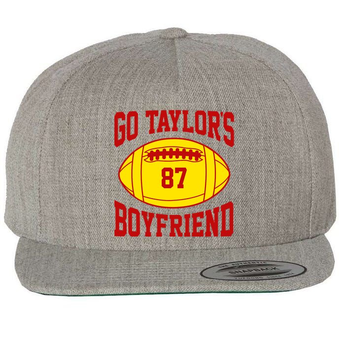 Go Taylors Boyfriend Football Wool Snapback Cap