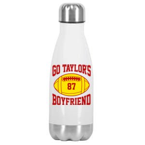 Go Taylors Boyfriend Football Stainless Steel Insulated Water Bottle