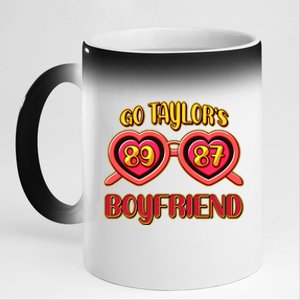 Go TaylorS Boyfriend Football Sports Fan 11oz Black Color Changing Mug