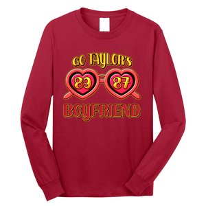 Go TaylorS Boyfriend Football Sports Fan Long Sleeve Shirt