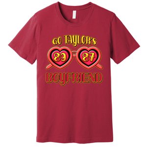 Go TaylorS Boyfriend Football Sports Fan Premium T-Shirt