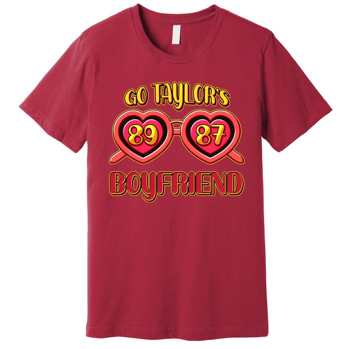 Go TaylorS Boyfriend Football Sports Fan Premium T-Shirt