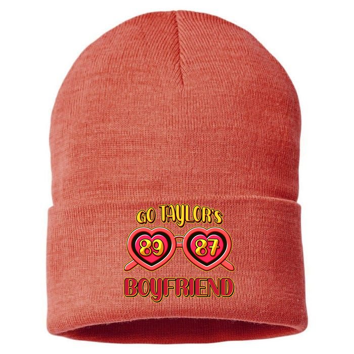 Go TaylorS Boyfriend Football Sports Fan Sustainable Knit Beanie