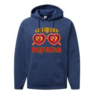 Go TaylorS Boyfriend Football Sports Fan Performance Fleece Hoodie