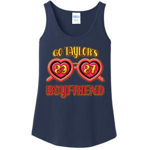 Go TaylorS Boyfriend Football Sports Fan Ladies Essential Tank