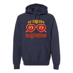 Go TaylorS Boyfriend Football Sports Fan Premium Hoodie