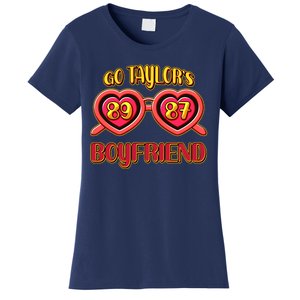 Go TaylorS Boyfriend Football Sports Fan Women's T-Shirt