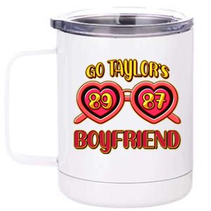 Go TaylorS Boyfriend Football Sports Fan 12 oz Stainless Steel Tumbler Cup