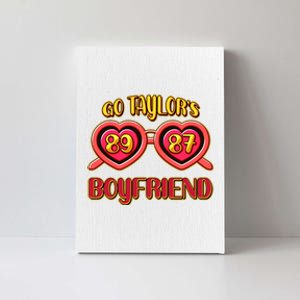 Go TaylorS Boyfriend Football Sports Fan Canvas