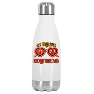 Go TaylorS Boyfriend Football Sports Fan Stainless Steel Insulated Water Bottle