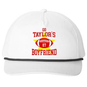 Go T.aylors Boyfriend Football Funny Go T.aylor's Boyfriend Snapback Five-Panel Rope Hat